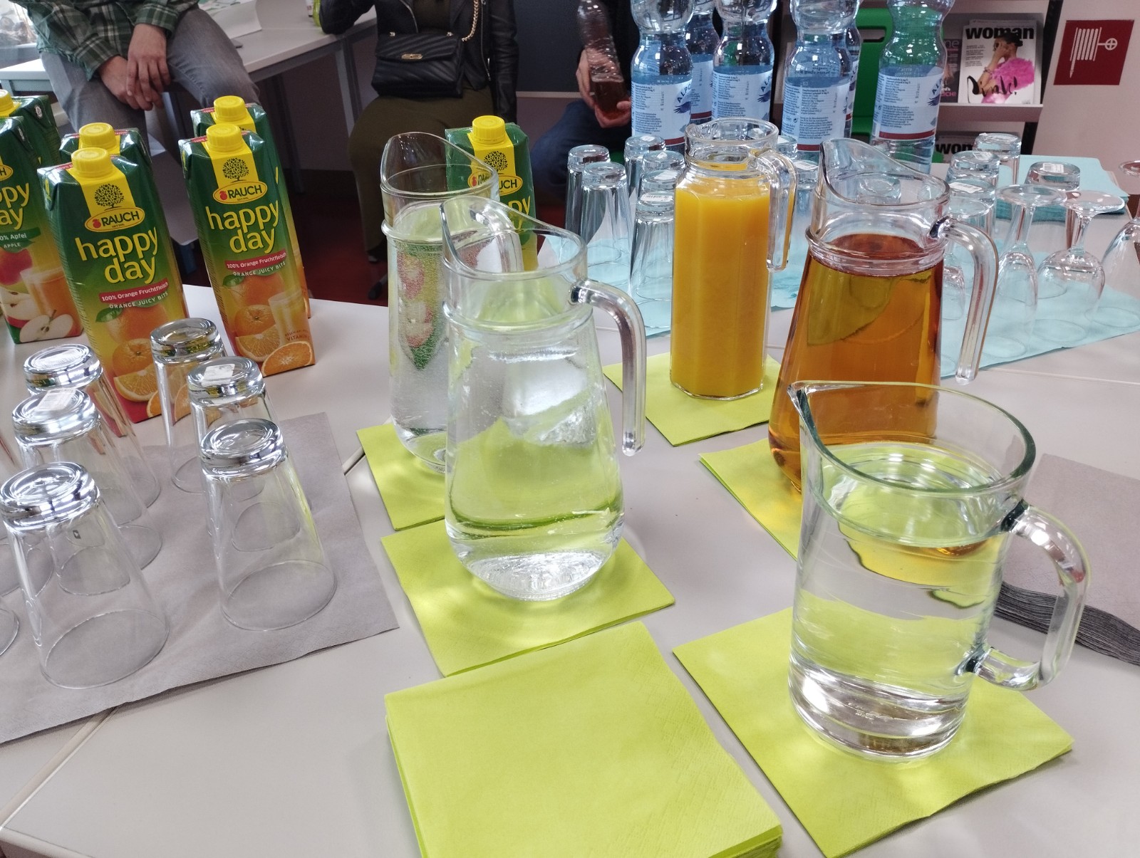 Für Getränke wurde natürlich auch gesorgt