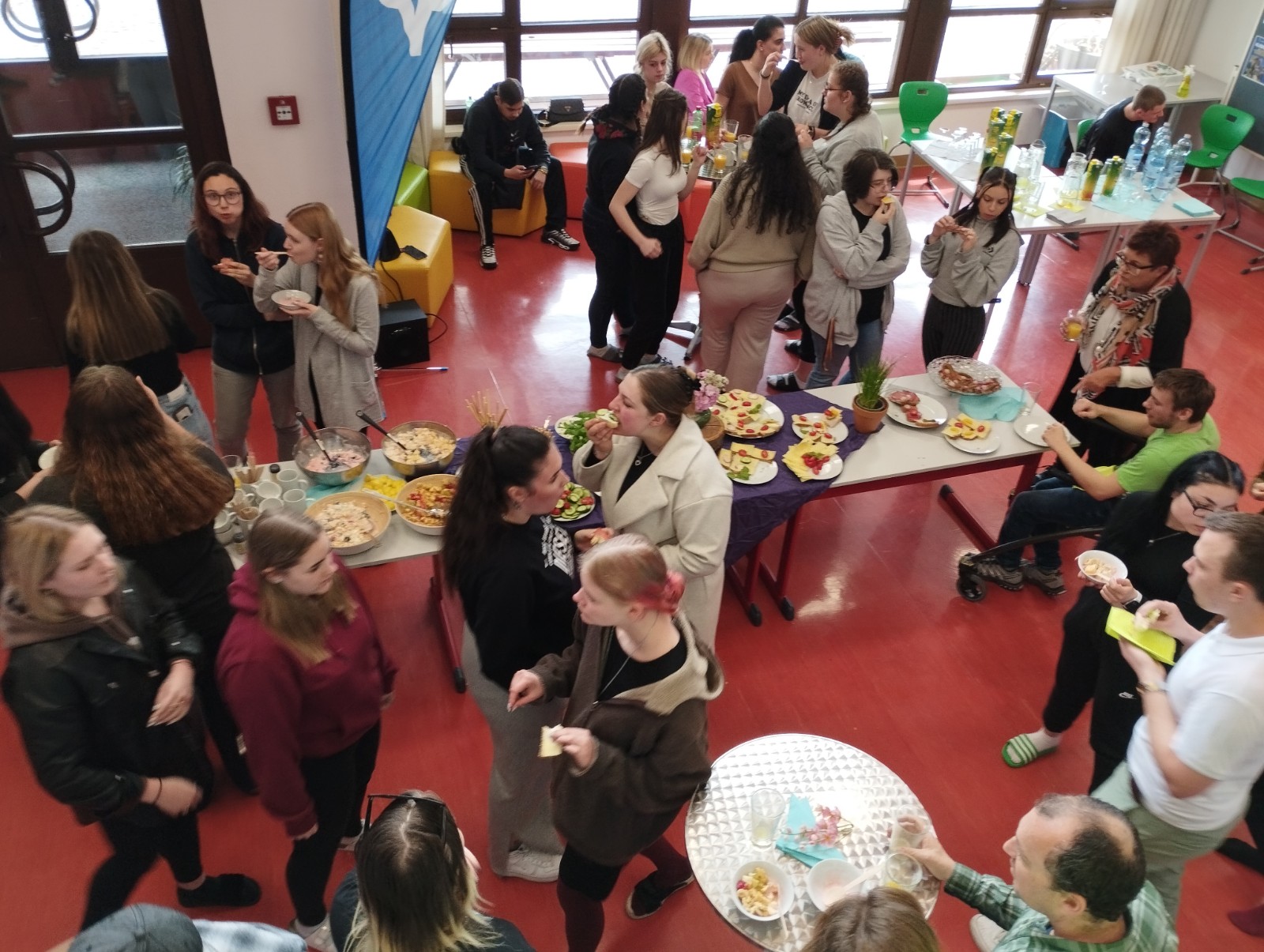 Das Buffet war ein voller Erfolg