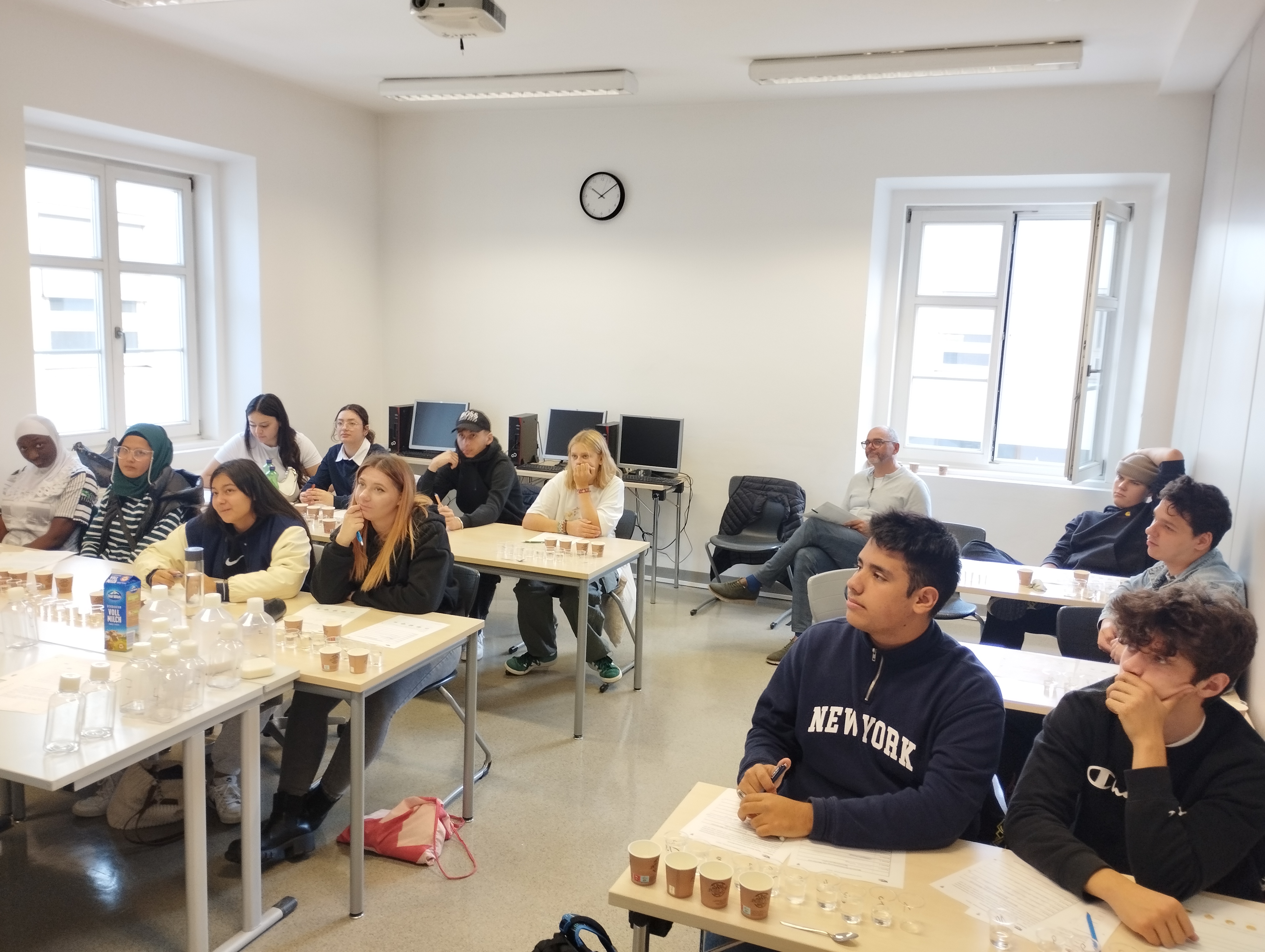 Geschmackstest mit Joghurt