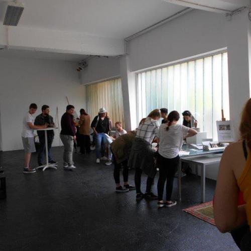 besuch, ausstellung