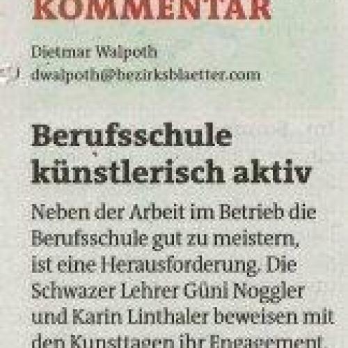 bezirksblatt, kommentar zur ausstellung
