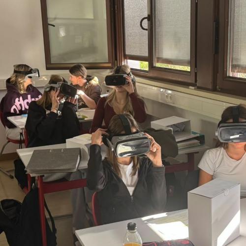 Klassenbild auf VR tour